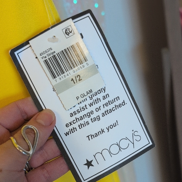 B Darlin Vibrant Yellow Dress - Picture 3 of 7